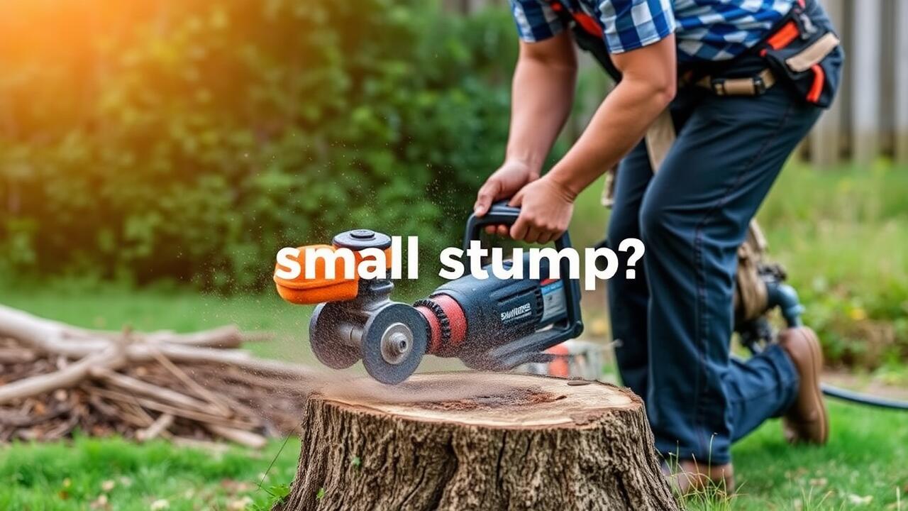 How much does it cost to grind a small stump?