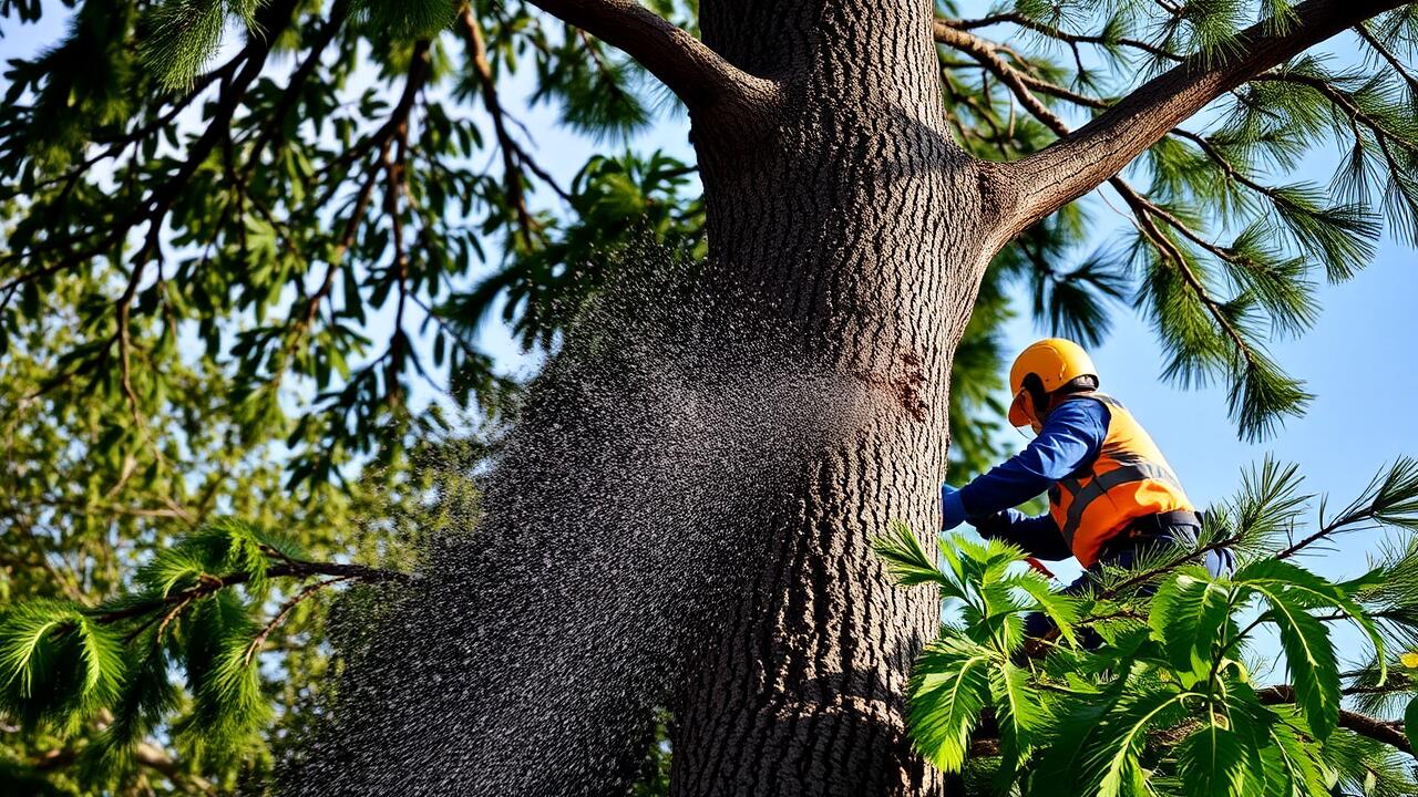 What is the difference between cutting a tree and trimming a tree?